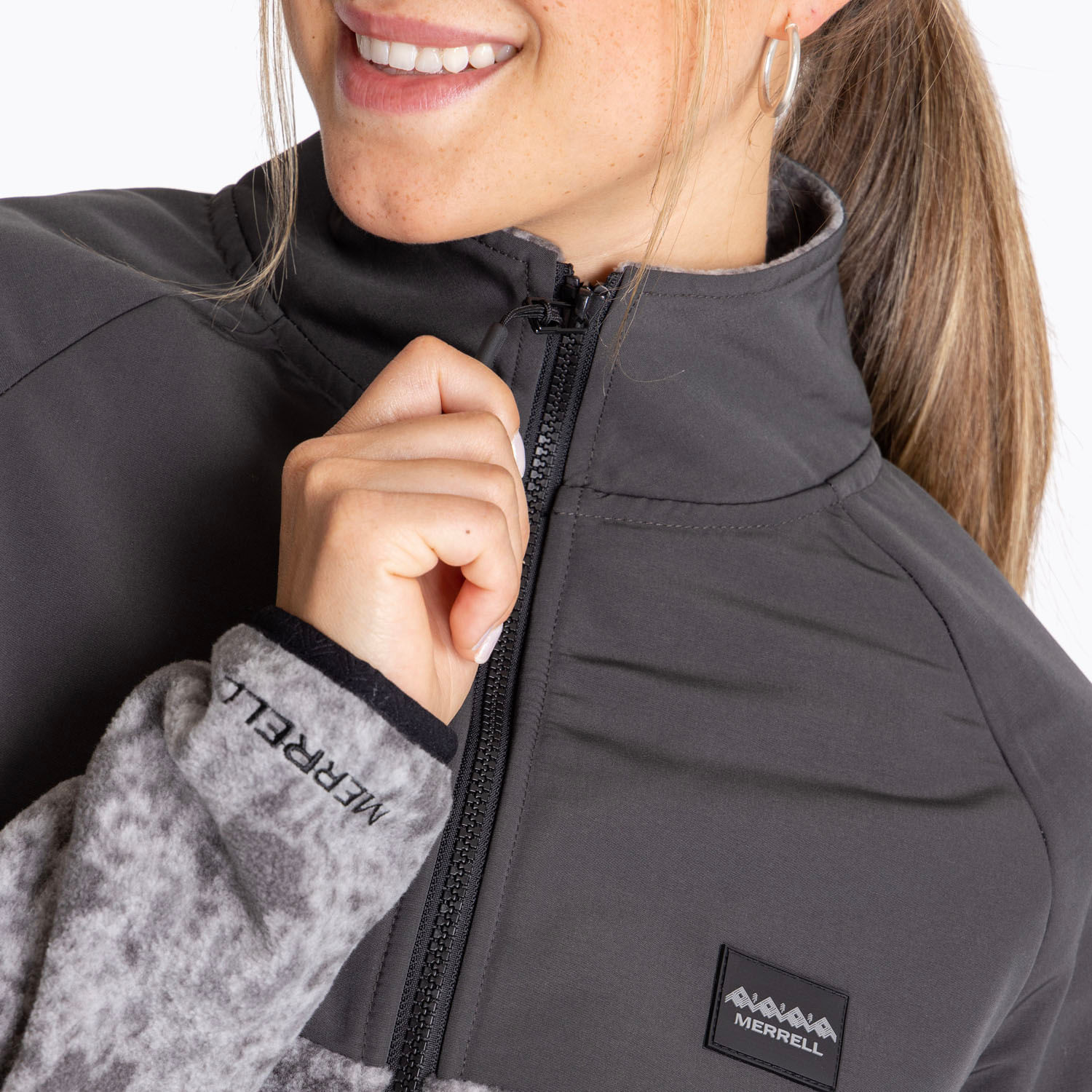 POLAR MICROFLEECE MUJER GRIS