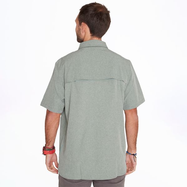 Camisa Hombre Sport Shirt Short Sleeve Oliva Merrell