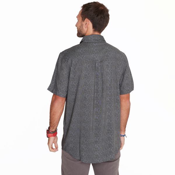 Camisa Hombre Shirt Short Sleeve Gris Merrell