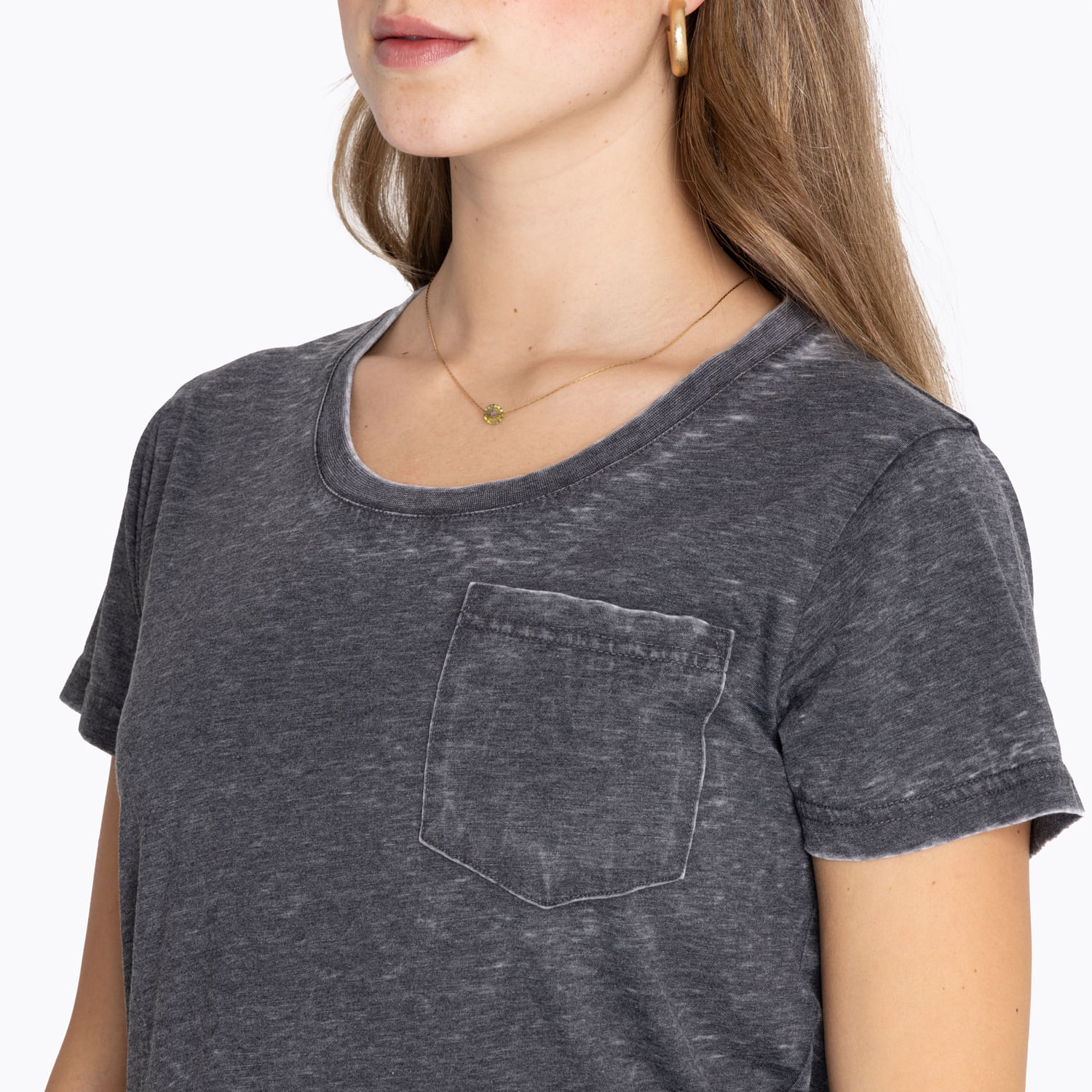 Polera Casual Gris Genuine (Producto De Segunda Mano) - Compra Ahora