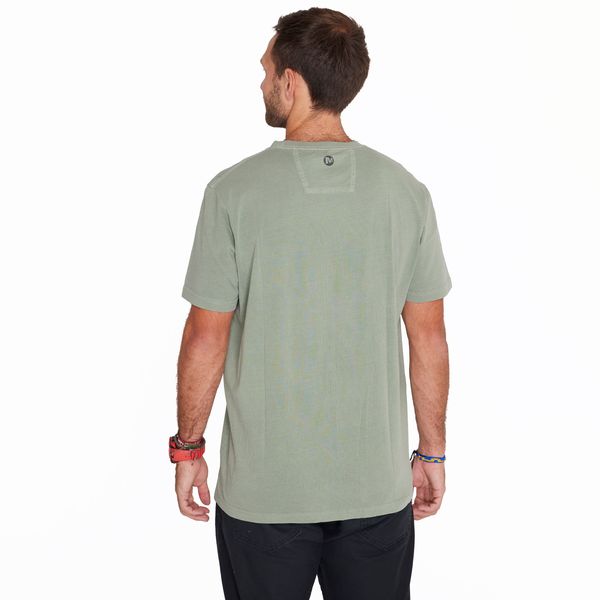 Polera Hombre Short Sleeves With Pocket Verde Merrell