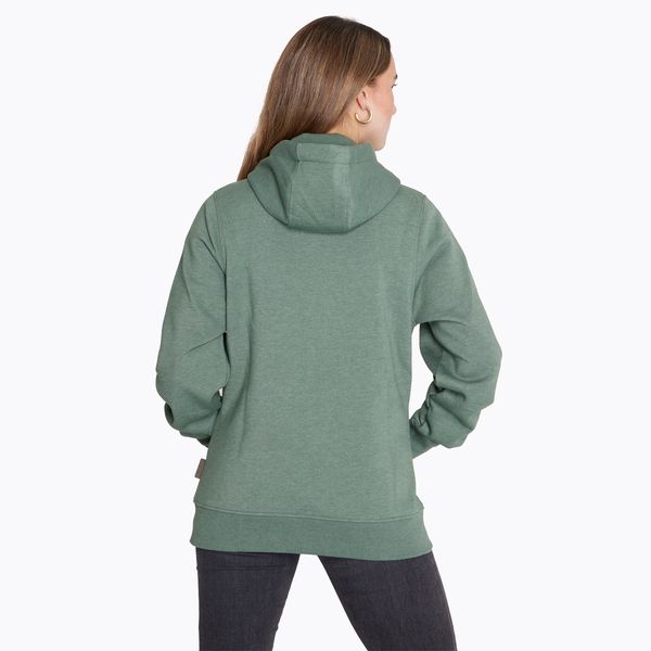 Poleron Mujer Zipper Sweater Verde Musgo Merrell