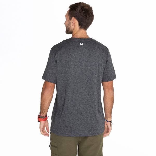 Polera Hombre Sport Short Sleeve Negro Merrell