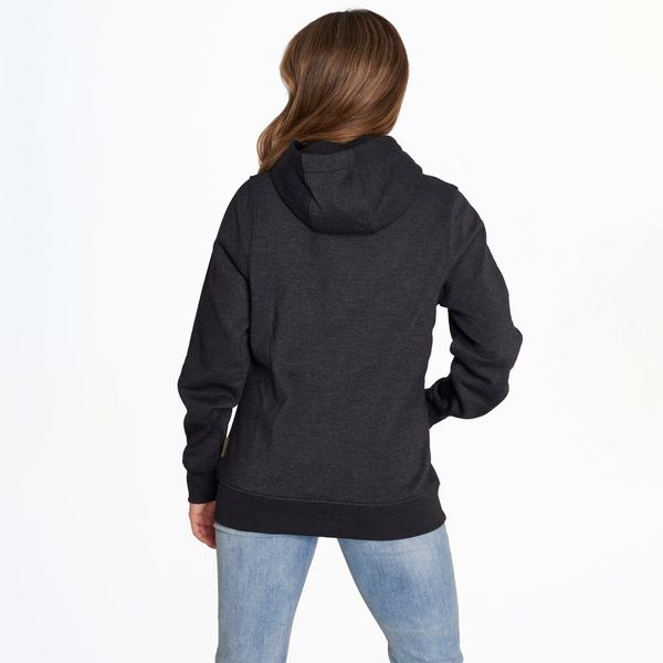 Poleron Mujer Zipper Sweater Negro Merrell