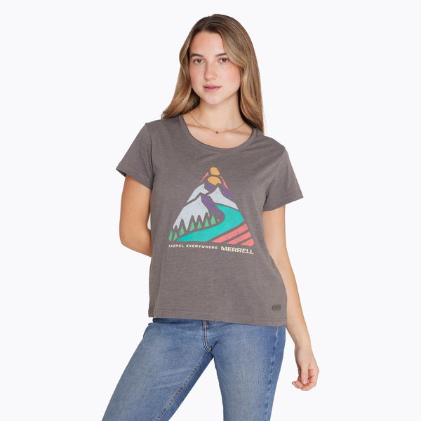 Polera Mujer Short Sleeves Gris Oscuro Merrell