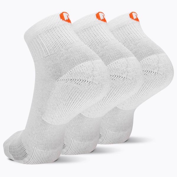 Calcetin Unisex Access Cotton Quarte Pack 3 Blanco Merrell