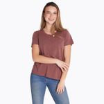 Polera-Mujer-Short-Sleeves-Burdeo-Merrell