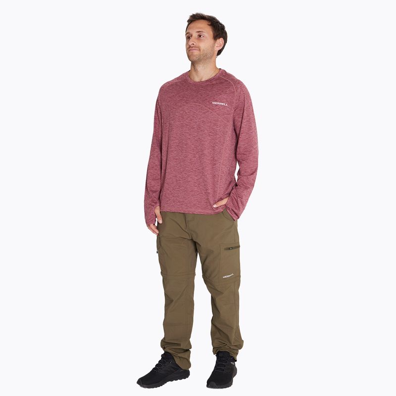 Polera-Hombre-Sport-Long-Sleeve-Burdeo-Merrell