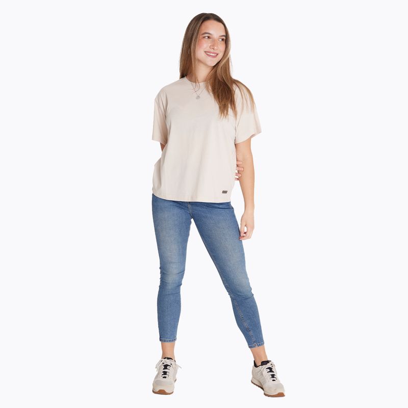 Polera-Mujer-Short-Sleeves-Crema-Merrell