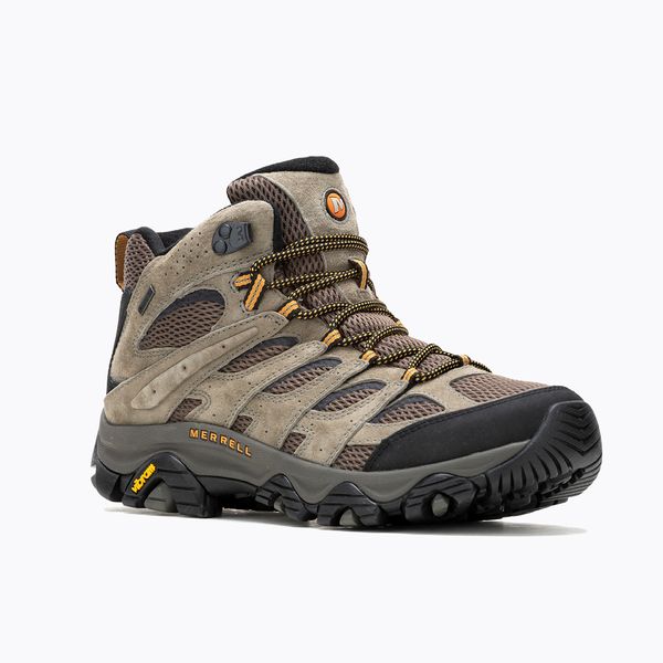 Botin Hombre Moab 3 Mid Gore-Tex Café Claro Merrell