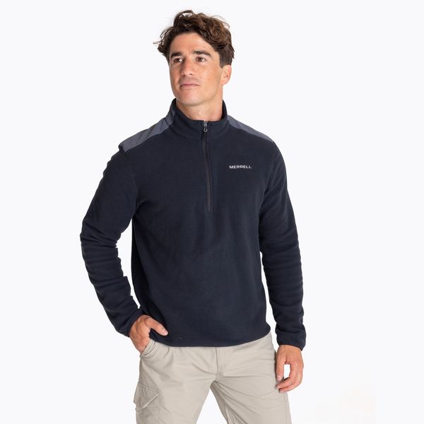 Polar Hombre Terrain 1/4 Zip Negro Merrell