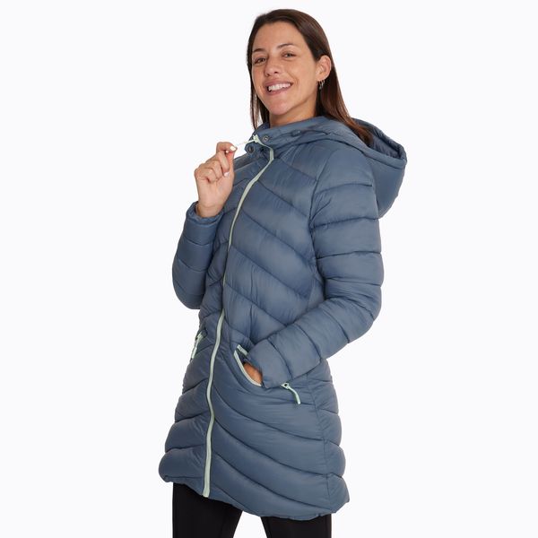 Parka Mujer Padded Long Azul Merrell