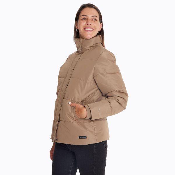 Chaqueta Mujer Puffa Parka Beige Merrell