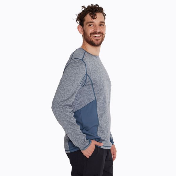 Polera Hombre Sport Long Sleeve Azul Oscuro Merrell