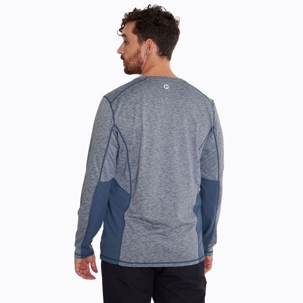 Polera Hombre Sport Long Sleeve Azul Oscuro Merrell