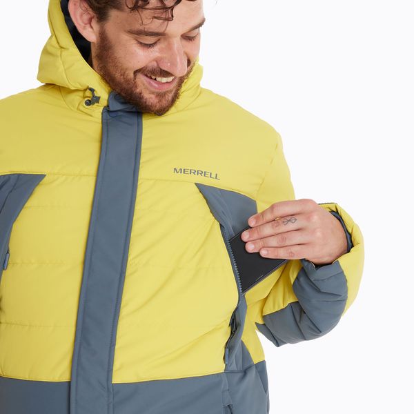 Parka Hombre Padded Amarillo Merrell