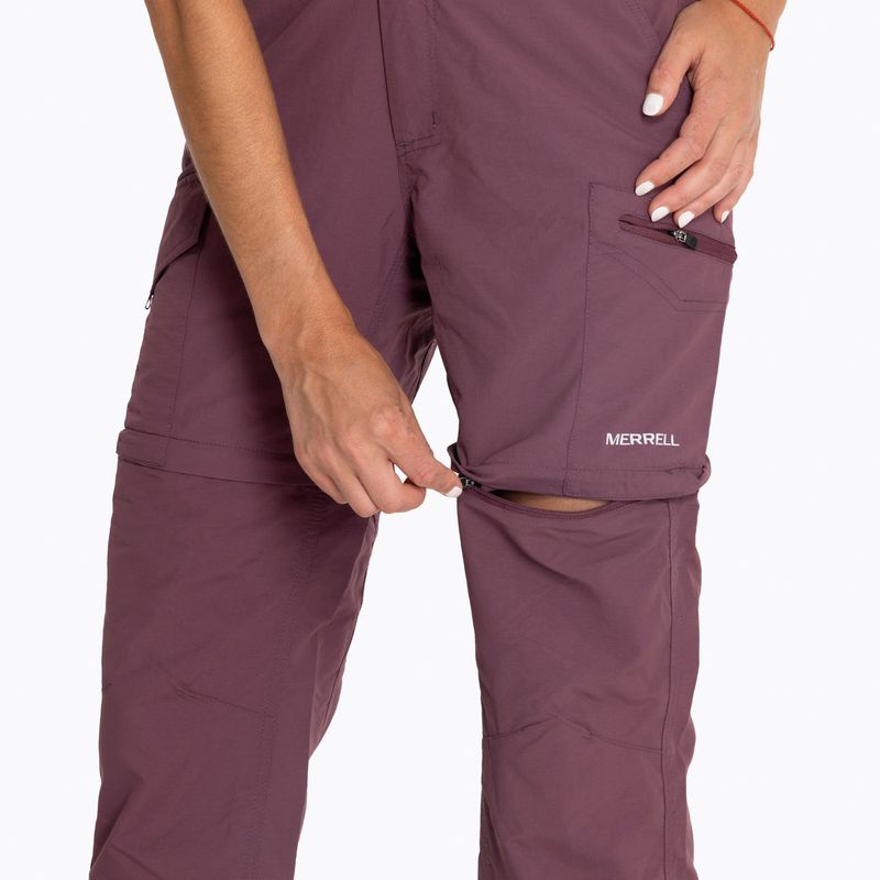 Pantalon-Mujer-Detach-Pocket-Morado-Merrell