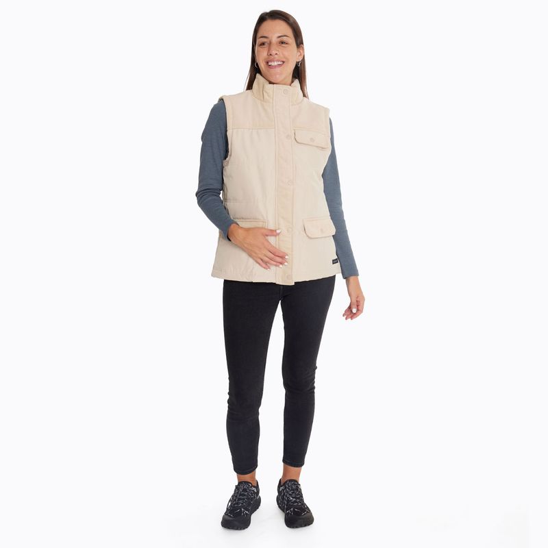 Parka-Sin-Mangas-Mujer-Lava-Beige-Merrell