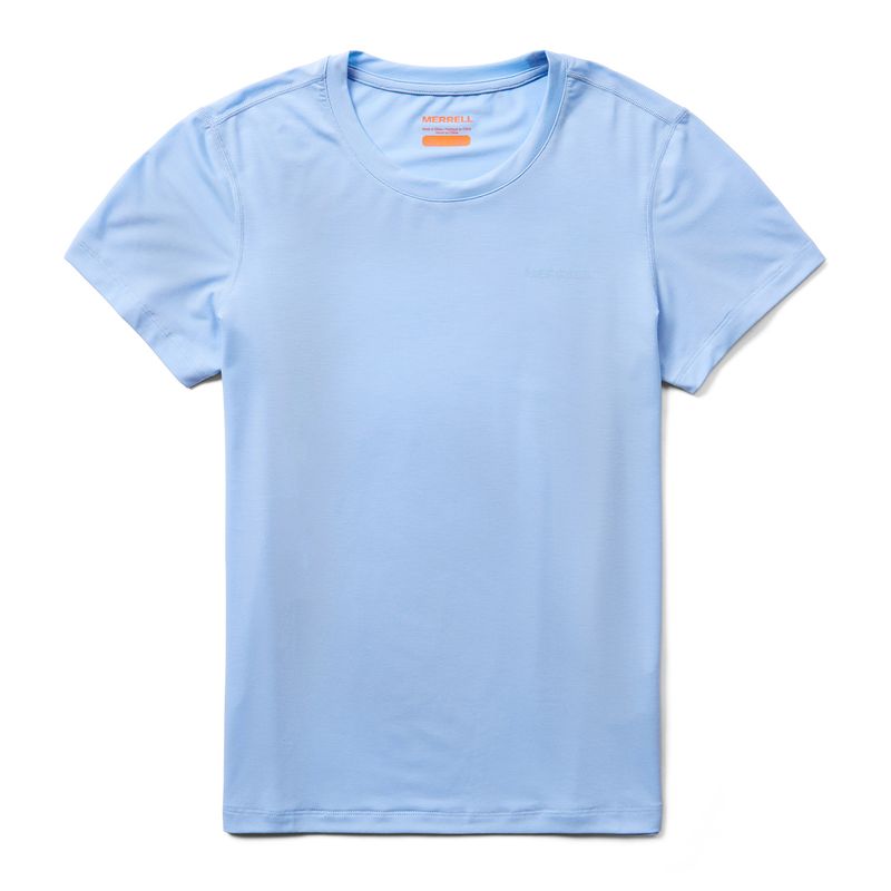 Polera-Mujer-Tencel-Celeste-Merrell