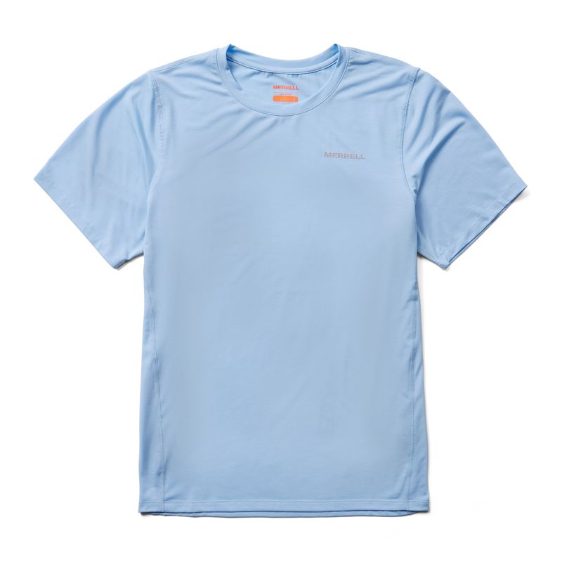 Polera-Hombre-Tencel-Celeste-Merrell