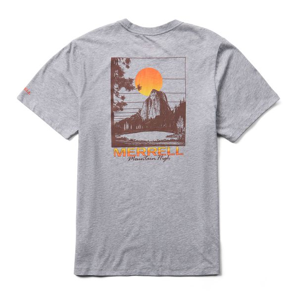 Polera Hombre Mono Mountain Gris Merrell