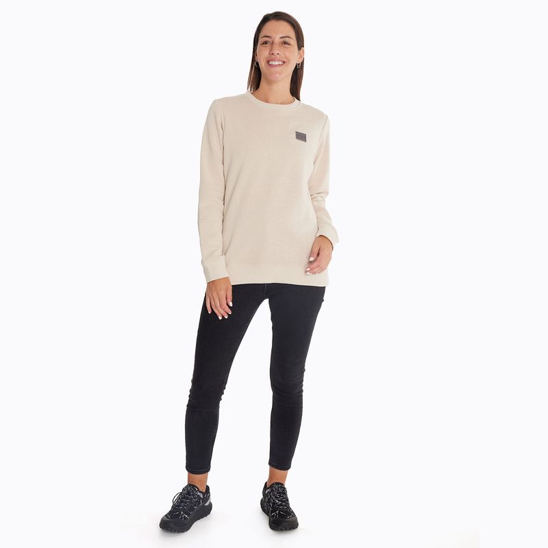 Poleron-Mujer-Crew-Neck-Beige-Merrell