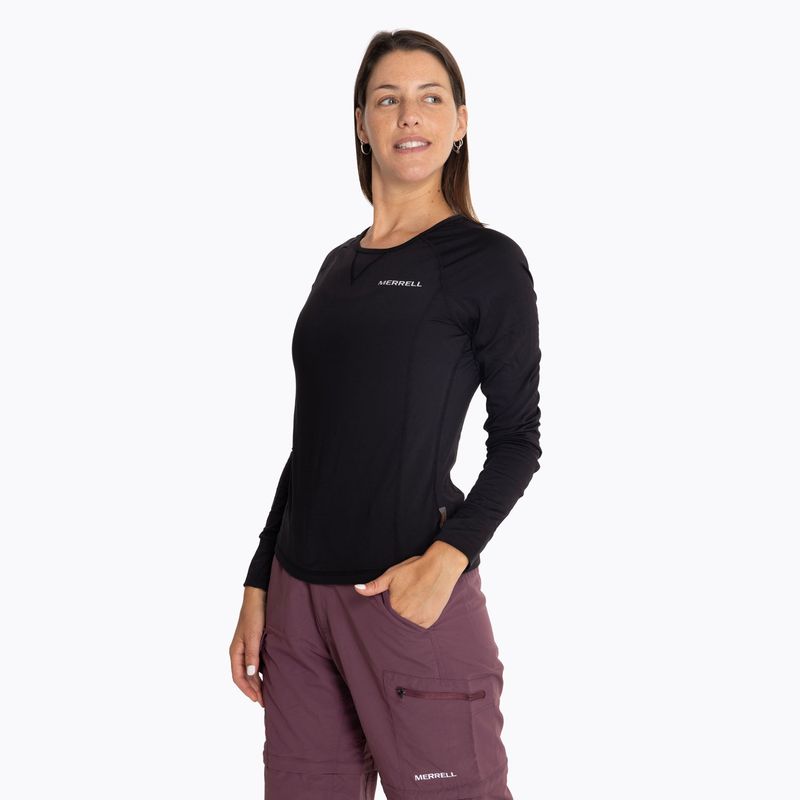 Primera-Capa-Top-Mujer-Top-Fleece-Negro-Merrell