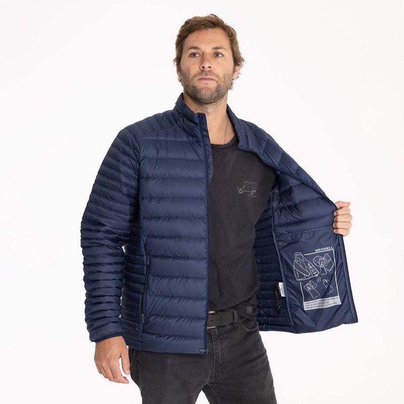 Parka-Hombre-Ridgevent-Thermo-Jacket-Azul-Merrell