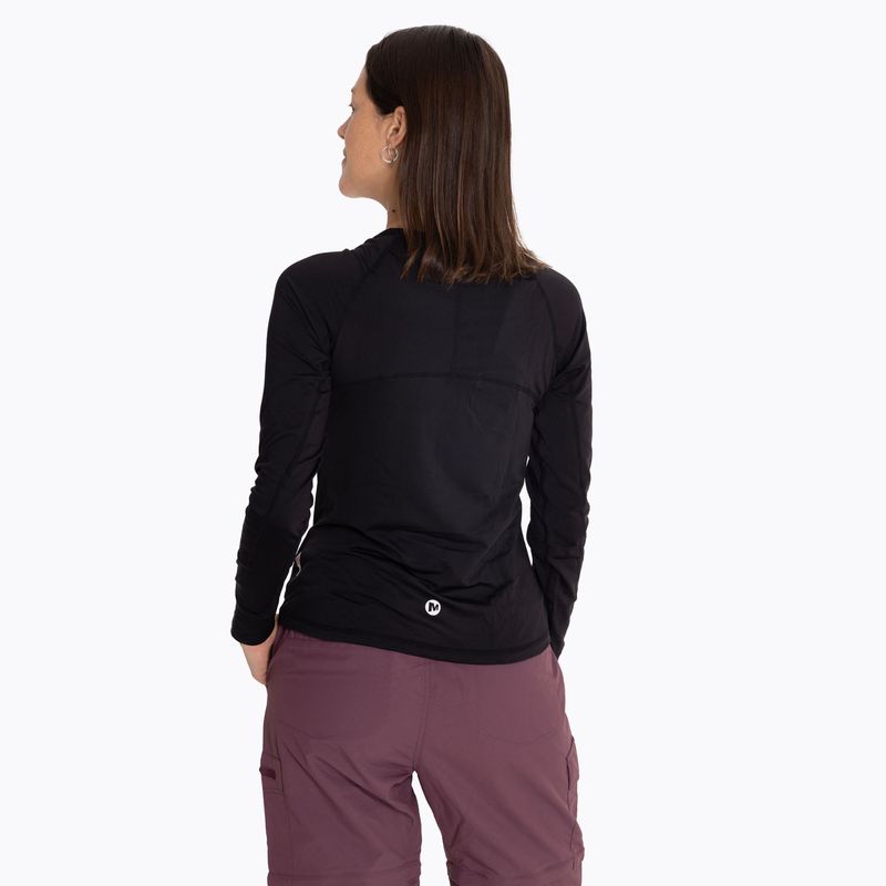 Primera-Capa-Top-Mujer-Top-Fleece-Negro-Merrell