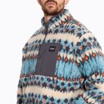 Polar-Hombre-Sherpa-Quarter-Print-Oliva-Merrell