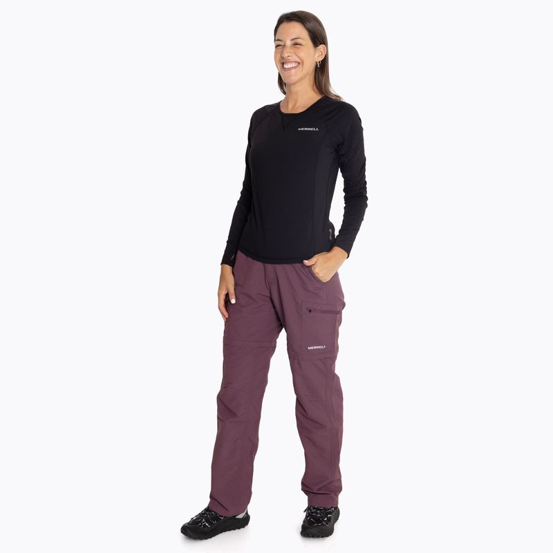 Primera-Capa-Top-Mujer-Top-Fleece-Negro-Merrell