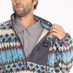 Polar-Hombre-Sherpa-Quarter-Print-Oliva-Merrell