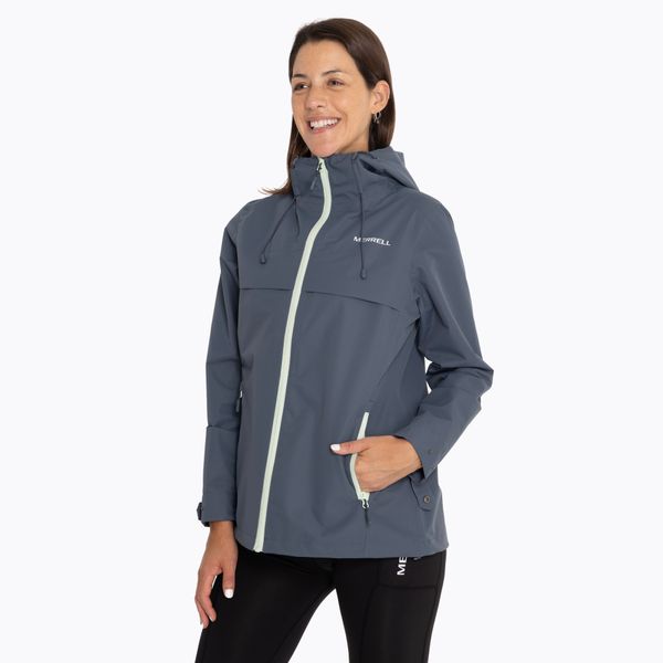 Impermeable Mujer Hardshell Azul Oscuro Merrell