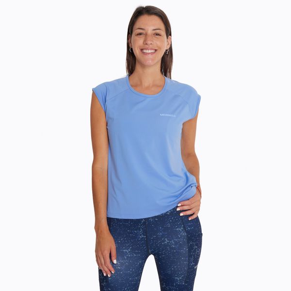 Polera Mujer Whisper Sport Azul Merrell