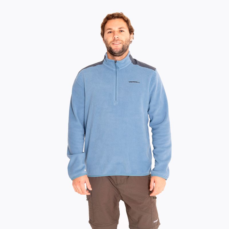 Polar-Hombre-Terrain-1-4-Zip-Azul-Merrell