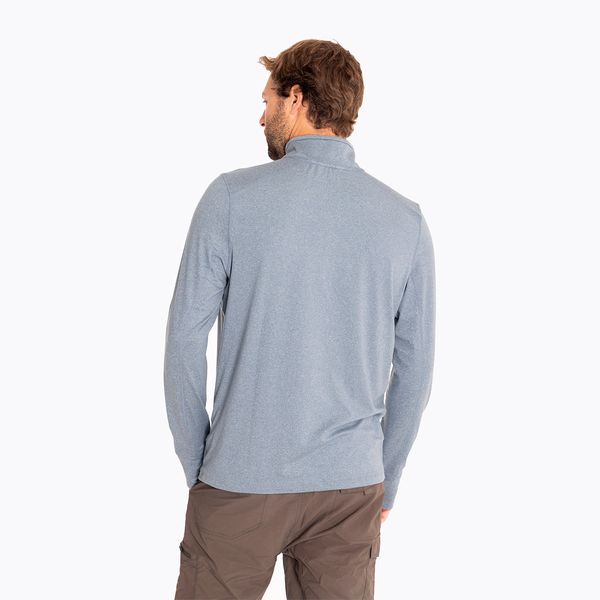 Poleron Hombre Betatherm 1/4 Zip Azul Merrell