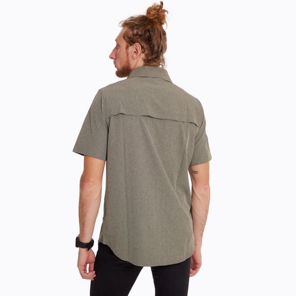 Camisa Hombre Petteril Verde Oliva Merrell