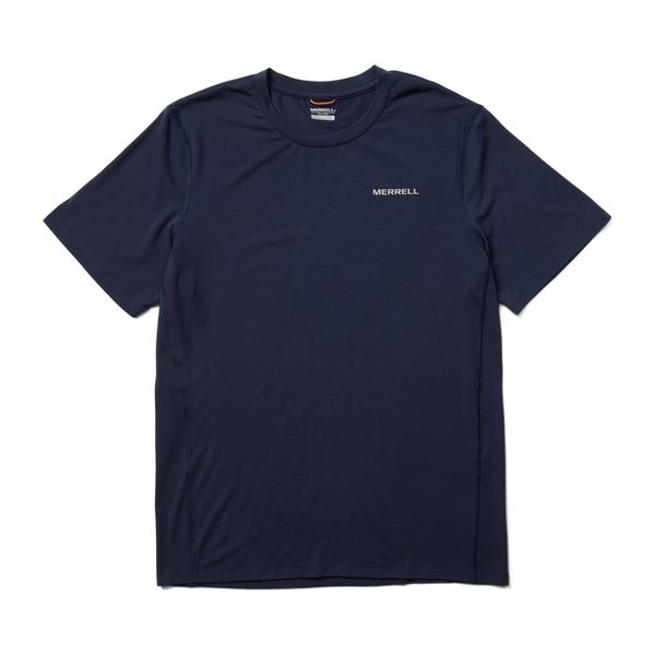 Polera Hombre Tencel Azul Oscuro Merrell