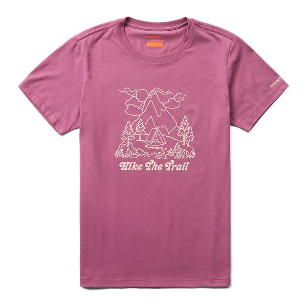 Polera Mujer Hike The Trail Morado Merrell