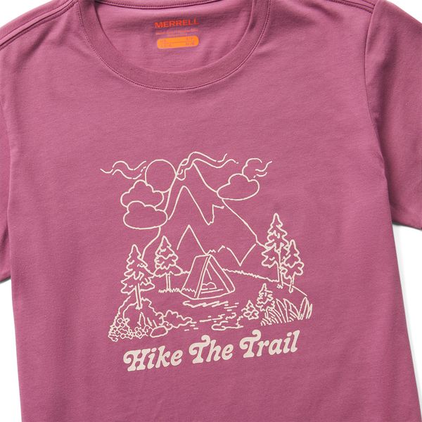 Polera Mujer Hike The Trail Morado Merrell