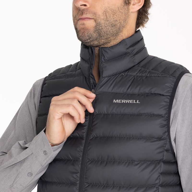 Parka-Sin-Mangas-Hombre-Ridgevent-Thermo-Vest-Negro-Merrell