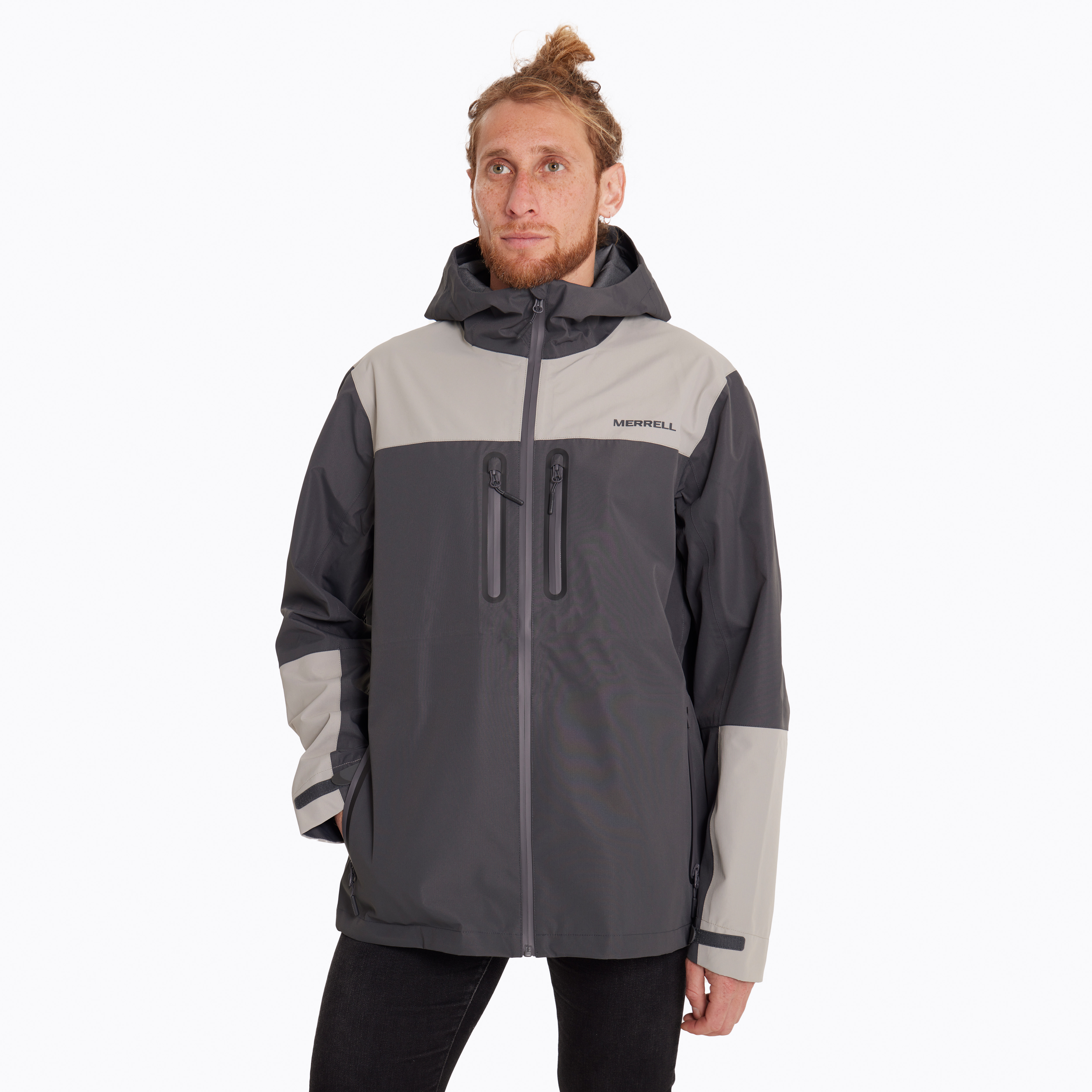 Merrell - Chaqueta Hombre Mesquite Hardshell Gris Merrell | Ofertitas