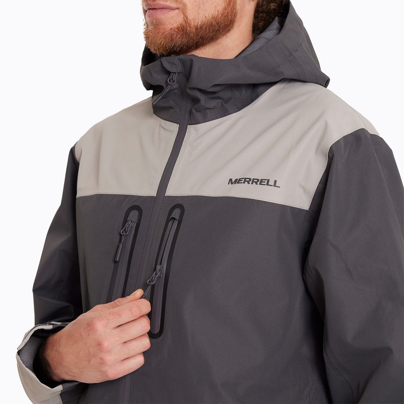 Chaqueta-Hombre-Mesquite-Hardshell-Gris-Merrell