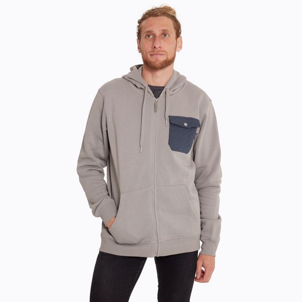 Poleron Hombre Coyote Sweatshirt Gris Merrell