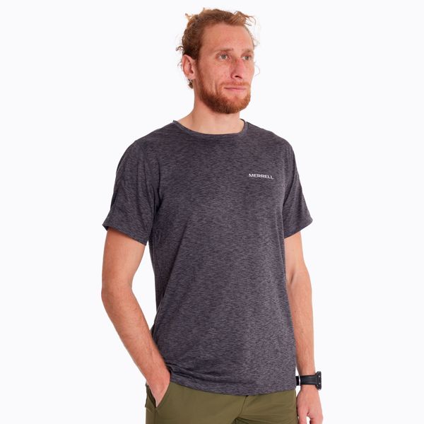 Polera Hombre Sport Blue Negro Merrell