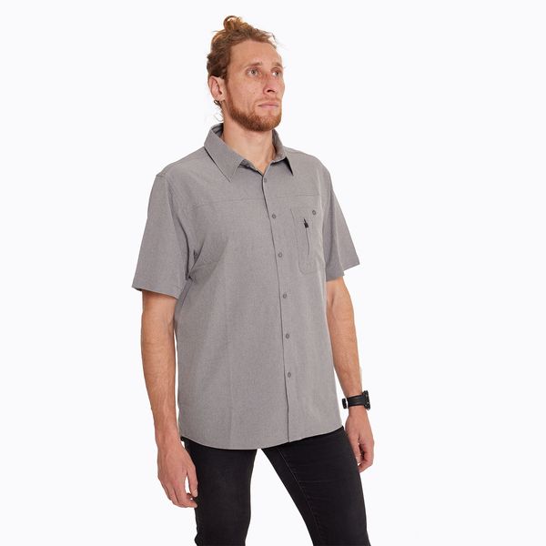 Camisa Hombre Pantano Gris Merrell