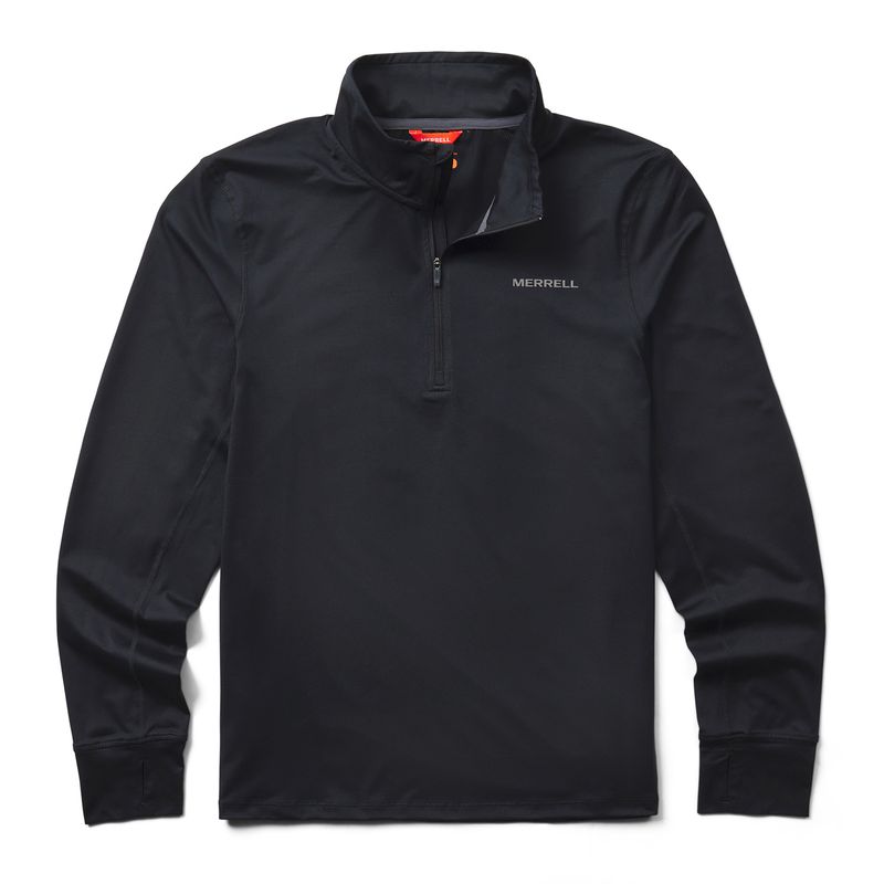 Poleron-Hombre-Betatherm-1-4-Zip-Negro-Merrell