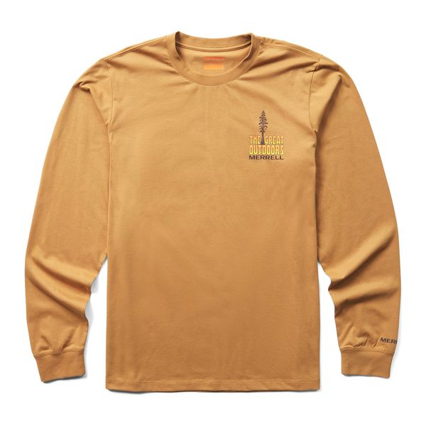 Polera Hombre Great Outdoors Mostaza Merrell