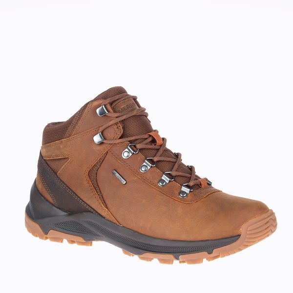 Botin Hombre Erie Mid Ltr Waterproof Café Merrell