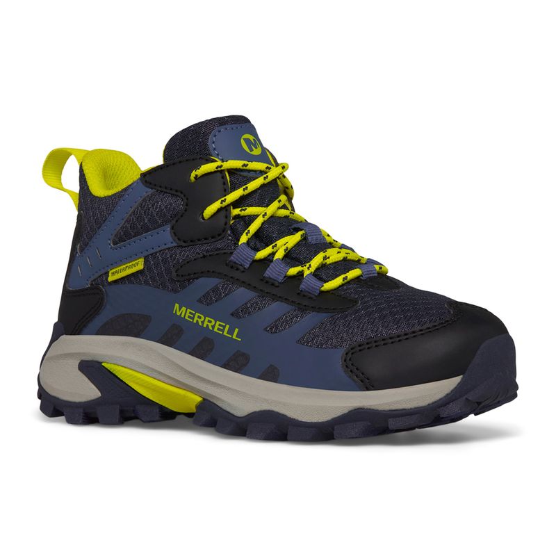 Zapatilla Nina Moab Speed 2 Mid Waterproof Azul Marino Merrell Merrell Chile Merrell Tienda Oficial de Merrell Chile